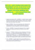 WGU C851 Linux Foundations OBJECTIVE  ASSESSMENT ACTUAL EXAM STUDY GUIDE  2025&sol;2026 ACCURATE QUESTIONS AND  CORRECT DETAILED ANSWERS WITH  RATIONALES &vert;&vert; 100&percnt; GUARANTEED PASS  <LATEST VERSION> 