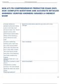 Exam &lpar;elaborations&rpar; NGN ATI PN COMPREHENSIVE PREDICTOR 