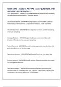 MISY 5370 - midterm ACTUAL exam&colon; QUESTION AND ANSWERS UPDATED 2025