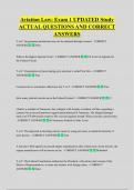 Aviation Law&colon; Exam 1 UPDATED Study  ACTUAL QUESTIONS AND CORRECT  ANSWERS