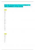 NIH Stroke Scale Group A Patient 1-6 100- CORRECT &lpar;Fully solved&rpar;
