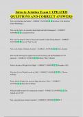 Intro to Aviation Exam 1 UPDATED  QUESTIONS AND CORRECT ANSWERS