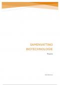 Samenvatting -  Biotechnologie