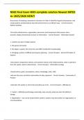 N582 Final Exam With complete solution Newest RATED A&plus; 2025&sol;2026 NEW&excl;&excl;