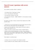 Nurs 615 exam 1 questions with correct answers