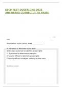 SSCP TEST QUESTIONS 2025 ANSWERED CORRECTLY TO PASS&excl;&excl;