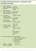 LADWP ESR Book Section 1 questions well answered passed