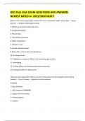BCO Post Utah EXAM QUESTIONS AND ANSWERS NEWEST RATED A&plus; 2025&sol;2026 NEW&excl;&excl;