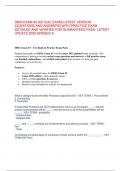 DBIA EXAM 3 -ACTUAL EXAM- LATEST VERSION -QUESTIONS AND ANSWERS- WITH PRACTICE EXAM