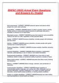 RHFAC &lpar;2025&rpar; Actual Exam Questions and Answers A&plus; Graded&period;