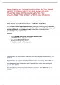 Maine Property and Casualty Insurance Exam &lbrack;ACTUAL EXAM&rsqb;   LATEST VERSION &lbrack;QUESTIONS AND ANSWERS&rsqb; WITH   PRACTICE EXAM DETAILED AND VERIFIED FOR   GUARANTEED PASS- LATEST UPDATE 2025 GRADED A