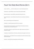Psych Tech State Board Review &lpar;Set 1&rpar;