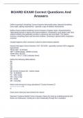 BOARD EXAM Correct Questions And Answers
