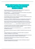 NFPA 1035 Practice Test Questions With Already Solved Correctly Answers 2025&excl;&excl;&excl;