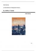 An Introduction to Management Science – Test Bank by Jeffrey Camm | Chapters 1–21 | Complete Exam Preparation Material