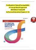 Test Bank - Clinical Nursing Skills&colon; A Concept-Based Approach&comma; 4th Edition &lpar;Callahan&comma; 2023&rpar; Chapter 1-16 &vert; All Chapters