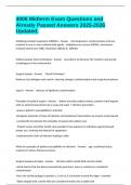 4006 Midterm Exam Questions and Already Passed Answers 2025-2026 Updated&period;