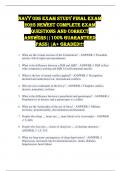 NAVY ODS EXAM STUDY FINAL EXAM 2025 NEWEST COMPLETE EXAM QUESTIONS AND CORRECT ANSWERS&vert;&vert;100&percnt; GUARANTEED PASS&vert;&vert;A&plus; GRADED&excl;&excl;&excl;