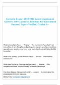 Geriatric Exam 1 2025&sol;2026 Latest Questions & Answers&colon; 100&percnt; Accurate Solutions For Guaranteed Success &vert; Expert-Verified&comma; Graded A&plus;