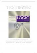 TEST BANK FOR A CONCISE INTRODUCTION TO LOGIC 13TH EDITION BY PATRICK J&period; HURLEY&comma; LORI WATSON