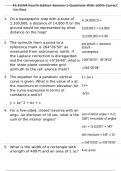 FS EXAM Fourth Edition Session 1 Questions With 100&percnt; Correct Answers &vert;Verified 