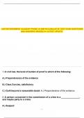 LAW ENFORCEMENT ACADEMY PHASE I&comma;II AND III CUMULATIVE TEST EXAM QUESTIONS AND ANSWERS GRADED A&plus; LATEST UPDATE&period;