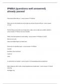 IPMBA &lpar;questions well answered&rpar; already passed
