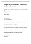 IPMBA Test questions and answers A&plus; rated already passed