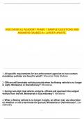 WISCONSIN LE ACADEMY PHASE 1 SAMPLE QUESTIONS AND ANSWERS GRADED A&plus; LATEST UPDATE&period;