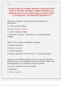 Georgia Property & Casualty Insurance Exam and Practice  Exam Newest 2025 Test Bank&vert; Complete 550 Real Exam  Questions and Correct Verified Answers&sol; Already Graded  A&plus;&vert; Georgia P & C Test Bank 2025 &lpar;Brand New&excl;&excl;&rpar; 