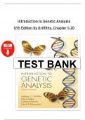 Test Bank &ndash; Introduction to Genetic Analysis&comma; 12th Edition by Griffiths &vert; Complete Exam Questions & Answers for All Chapters