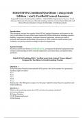 Hottel EFDA Combined Questions &vert; 2025&sol;2026 Edition &vert; 100&percnt; Verified Correct Answers