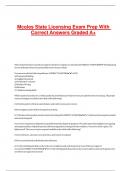 Mcoles State Licensing Exam Prep With Correct Answers Graded A&plus;
