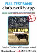 Test Bank For Equine Science - 5th - 2019 All Chapters - 9781305949720