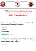 NR546 &ndash; Advanced Pharmacology&colon; Psychopharmacology for the Psychiatric-Mental Health Nurse Practitioner &vert; Final Practice Exam &ndash; Chamberlain University &lpar;2025&sol;2026&comma; Covered&rpar;