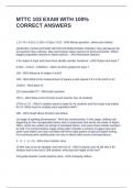 MTTC 103 EXAM WITH 100&percnt; CORRECT ANSWERS