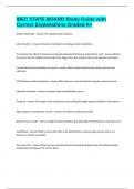 IBEC STATE BOARD Study Guide with Correct Explanations Graded A&plus;