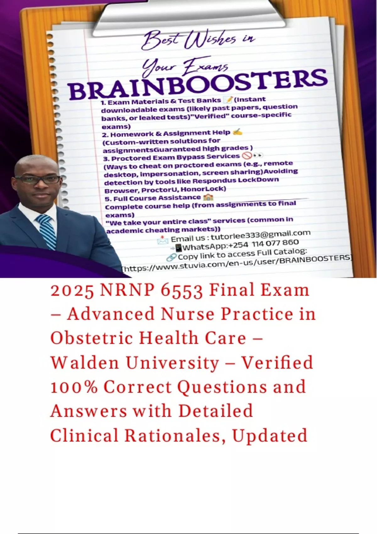 2025 | NRNP 6553 | Final Exam | Advanced Nurse Practice in Obstetric ...