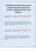 BEFO Exam Bundle &vert; NYS BEFO Exam &vert; BEFO Take Home Test &vert; BEFO Final Exam &vert; BEFO&sol;IFO Actual Exam &vert; Complete Exams
