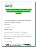 CBMT Practice Exam 2025&sol;2026 &ndash; 300&plus; Realistic Questions with Correct Answers &vert; Clinical Scenarios&comma; Music Therapy Techniques&comma; Ethics&comma; and Client Care Review