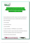 Fundamentals Evolve HESI Exam 2025&sol;2026 &ndash; 250&plus; Verified Questions & Correct Answers &vert; Nutrition&comma; Patient Care&comma; Nursing Process&comma; and Clinical Skills Review