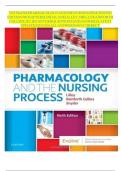TESTBANKPHARMACOLOGYANDTHENURSINGPROCESS9TH EDITION58CHAPTERSLINDALANELILLEY&comma;SHELLYRAINFORTH COLLINS&comma;JULIES&period;SNYDERQUESTIONSANDANSWERSLATEST UPDATE2025&sol;2026ALLANSWERS100&percnt;CORRECT  