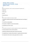 Qualified HFMA CRCR verified question and answer study and guides 100&percnt;&sol;A&plus;rate&sol;2024&sol;2025