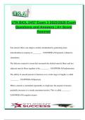 UTA BIOL 2457 Exam 3 2025&sol;2026 &ndash; 100&plus; Solved Questions & Answers &vert; Muscle Physiology&comma; Nervous System&comma; Spinal Cord & Neuroanatomy