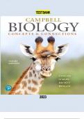 Test Bank - Campbell Biology-Concepts & Connections&comma; 8th Edition &lpar;Reece&comma; 2014&rpar; Chapter 1-38 &vert; All Chapters