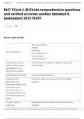 EMT EXAM 4 JB EXAM comprehensive questions and verified accurate solution &lpar;detailed & elaborated&rpar; 2025 TEST&excl;&excl;