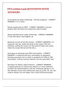 FES written exam QUESTIONS WITH ANSWERS