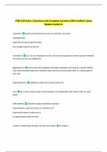PNB 2250 Exam 2 Questions with Complete Solutions 100&percnt; Verified&vert; Latest  Update Graded A&plus;