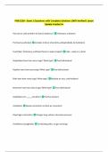 PNB 2250 - Exam 1 Questions with Complete Solutions 100&percnt; Verified&vert; Latest  Update Graded A&plus; 