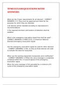 TFM13 EXAM QUESTIONS WITH ANSWERS
